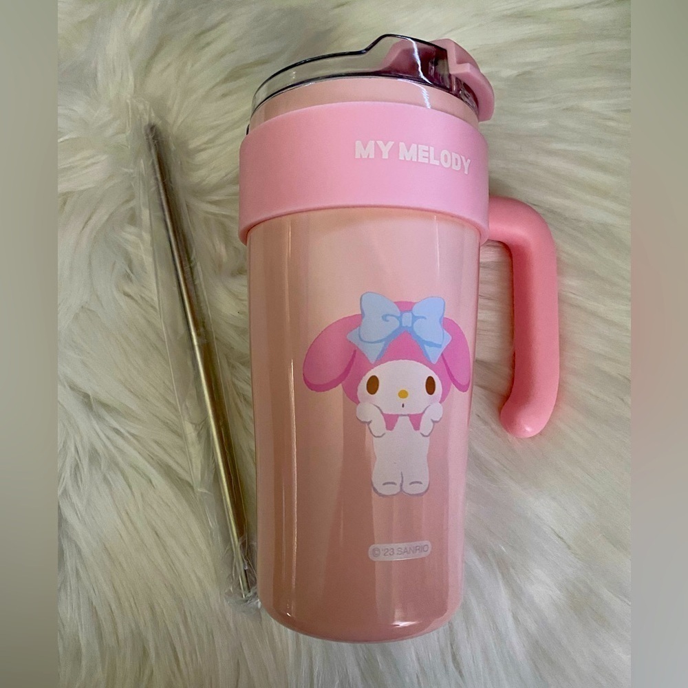 My Melody‎ Tumbler with Straw
